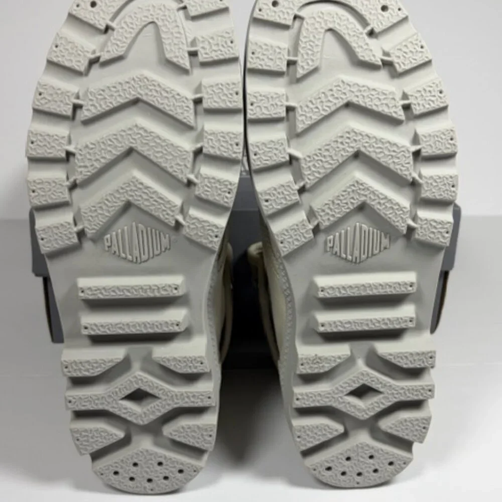 Palladium Baggy Boots Vapor Grey Canvas High Top Fold Down Men’s‎ 7 Women’s 9